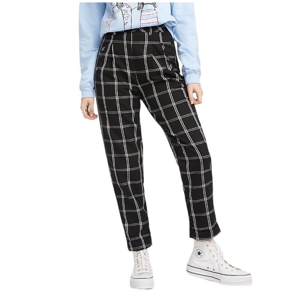 Forever 21 Pants - Plaid Pleated Trousers